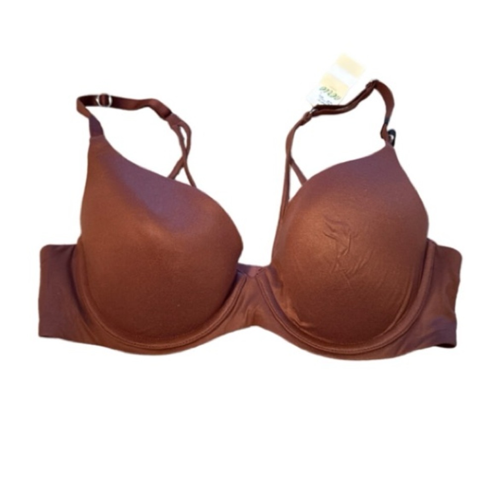 Aerie Demi Real Power Brown Bra w/ Adjustable Straps Sz 36B NEW